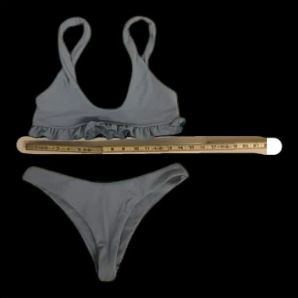 Women's Baby Blue Zaful Bikini Size Medium NWOT - Picture 3 of 8